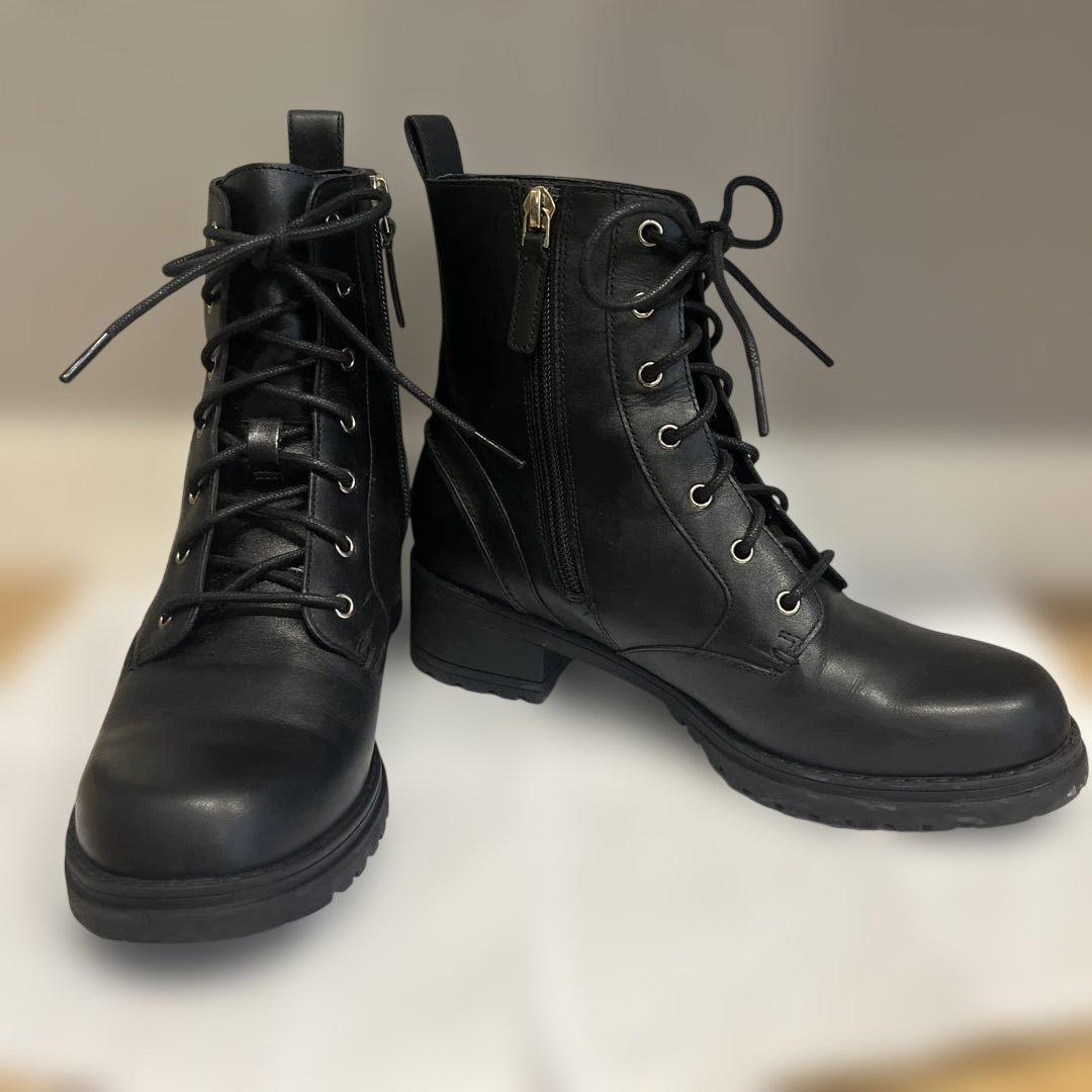 COLE HAAN ウォータープルーフ本革ブーツ2025冬購入　定価44000円