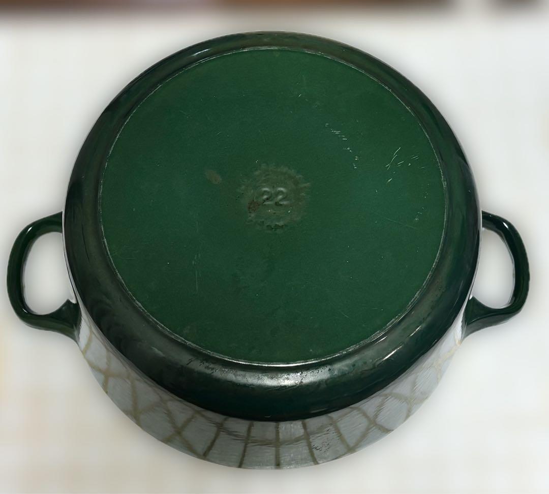 【12/25までXmasセール】ル・クルーゼ ココットロンド22cm グリーン