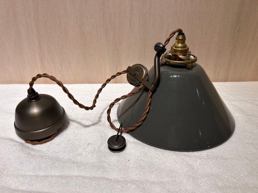 や*ん様 420 　Flame　galette enamel　琺瑯ペンダントライ