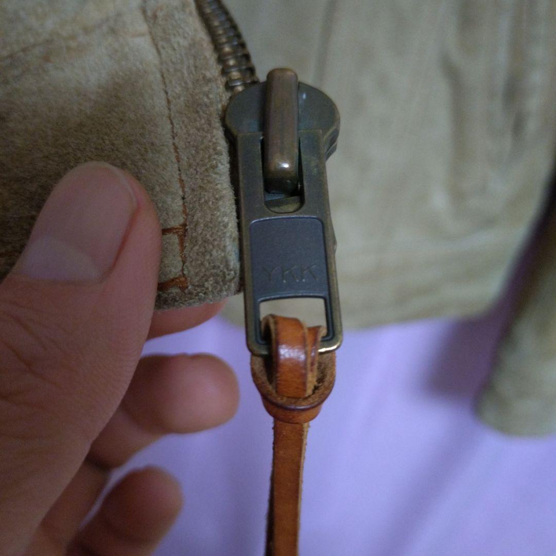 AVIREX　パッチスエードレザージャケット