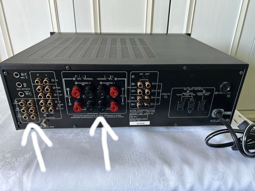BOSE 4702-III プリメインアンプ