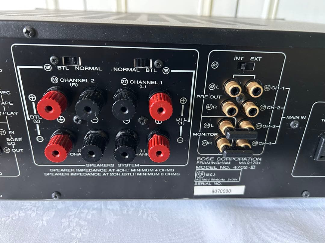 BOSE 4702-III プリメインアンプ