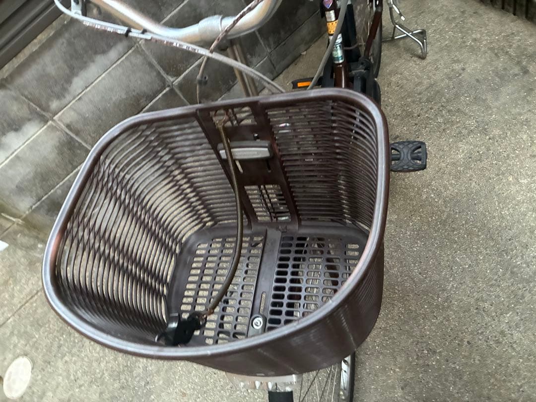 引き取り限定 人気YAMAHA Assista 電動アシスト自転車 前カゴ付き