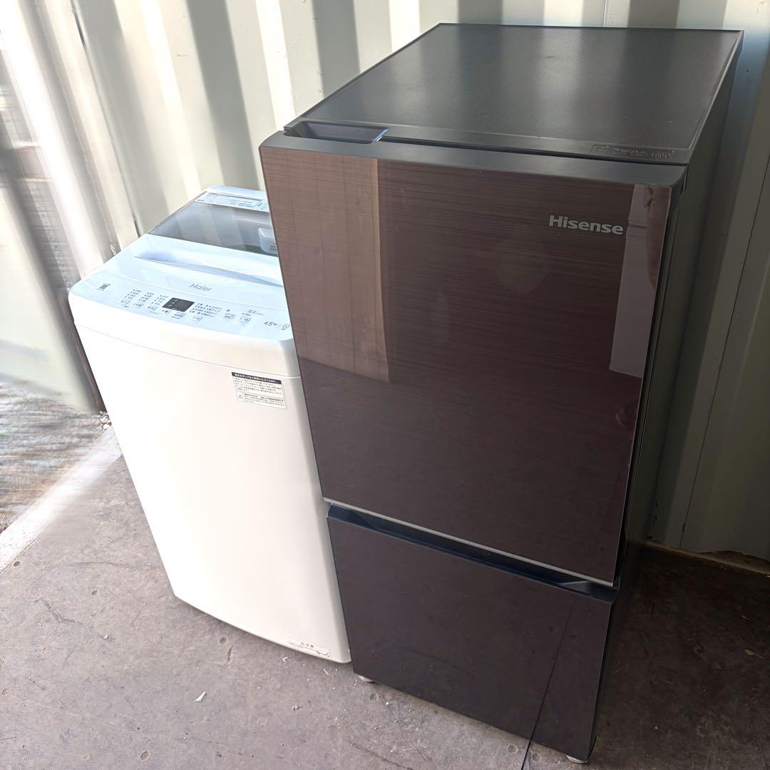 運搬取付無料！高年式純正Haier・Hisense家電2点セット！完動超美品！
