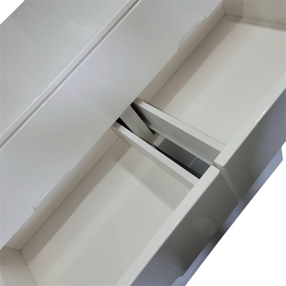 【送料込み】ニトリ　6段チェスト　ホワイト　家具　タンス　③