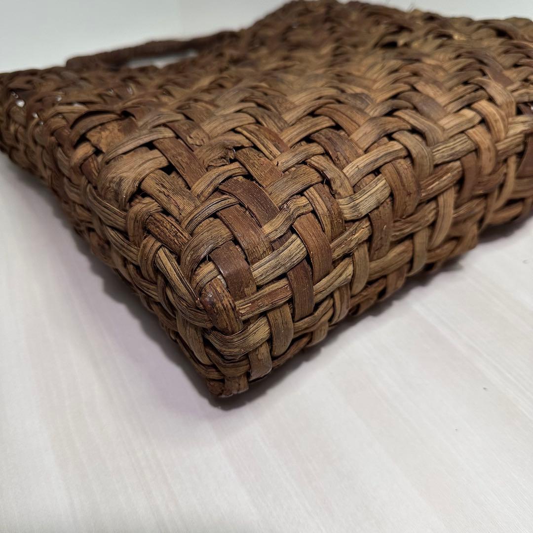 山葡萄☆国産☆トートバッグ☆編み込み☆カゴバッグ☆