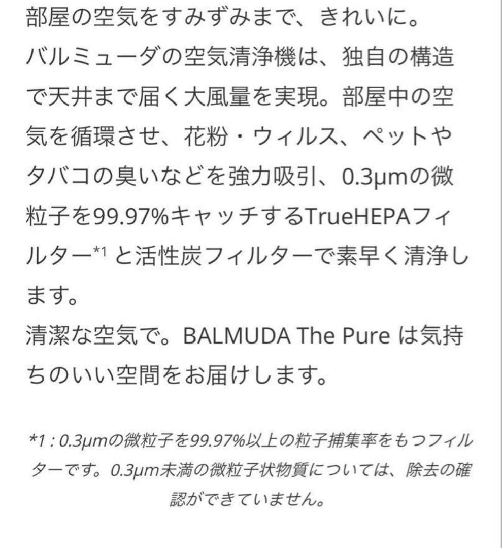 BALMUDA The Pure 空気清浄機 ダークグレー 2022年製