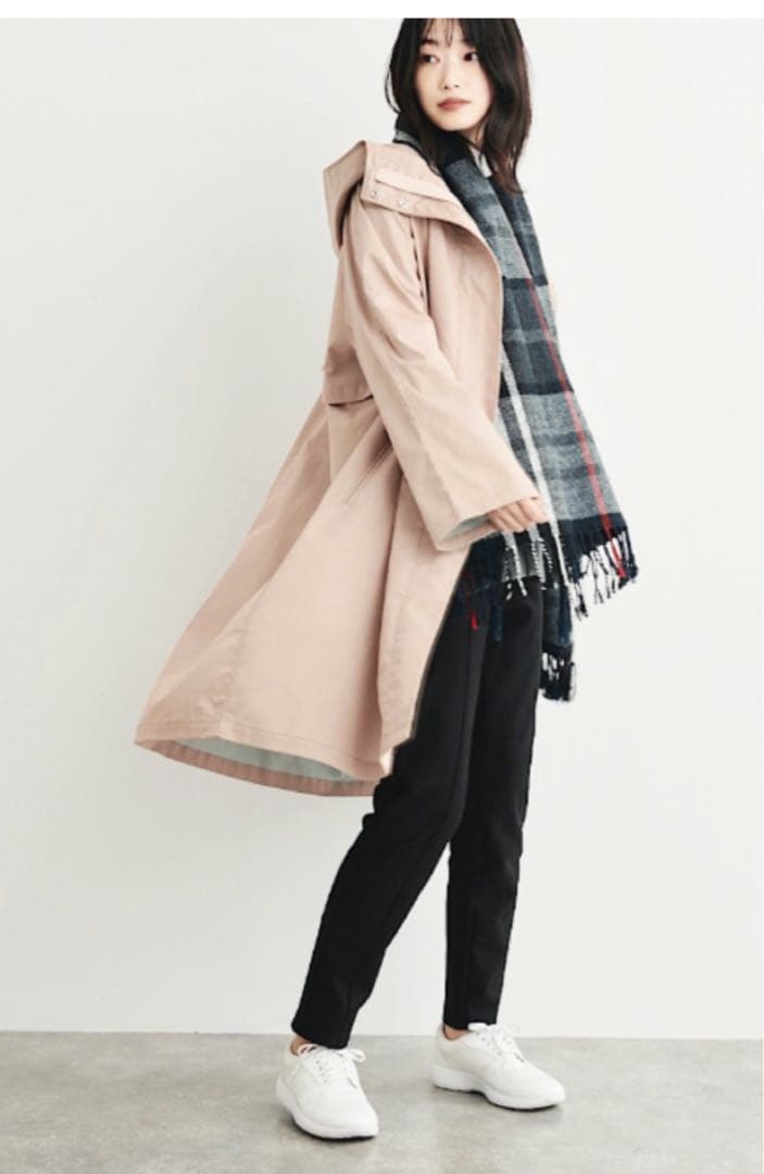 新品LOUNIEボアライナー付きフードコート❤︎ピンク38