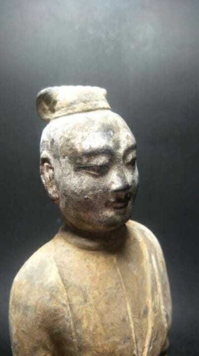 古代中国美術品　北斎時代人物俑