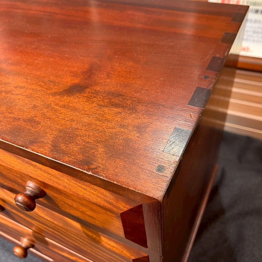 【希少】松本民芸家具 小引出し 内部状態良好 凸面小抽出 ミズメザクラ 無垢