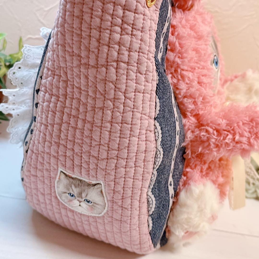 あ*き様 コヤンイサムチョン♡bigうさぎルミちゃんの形が変わるヌビトートバッグ