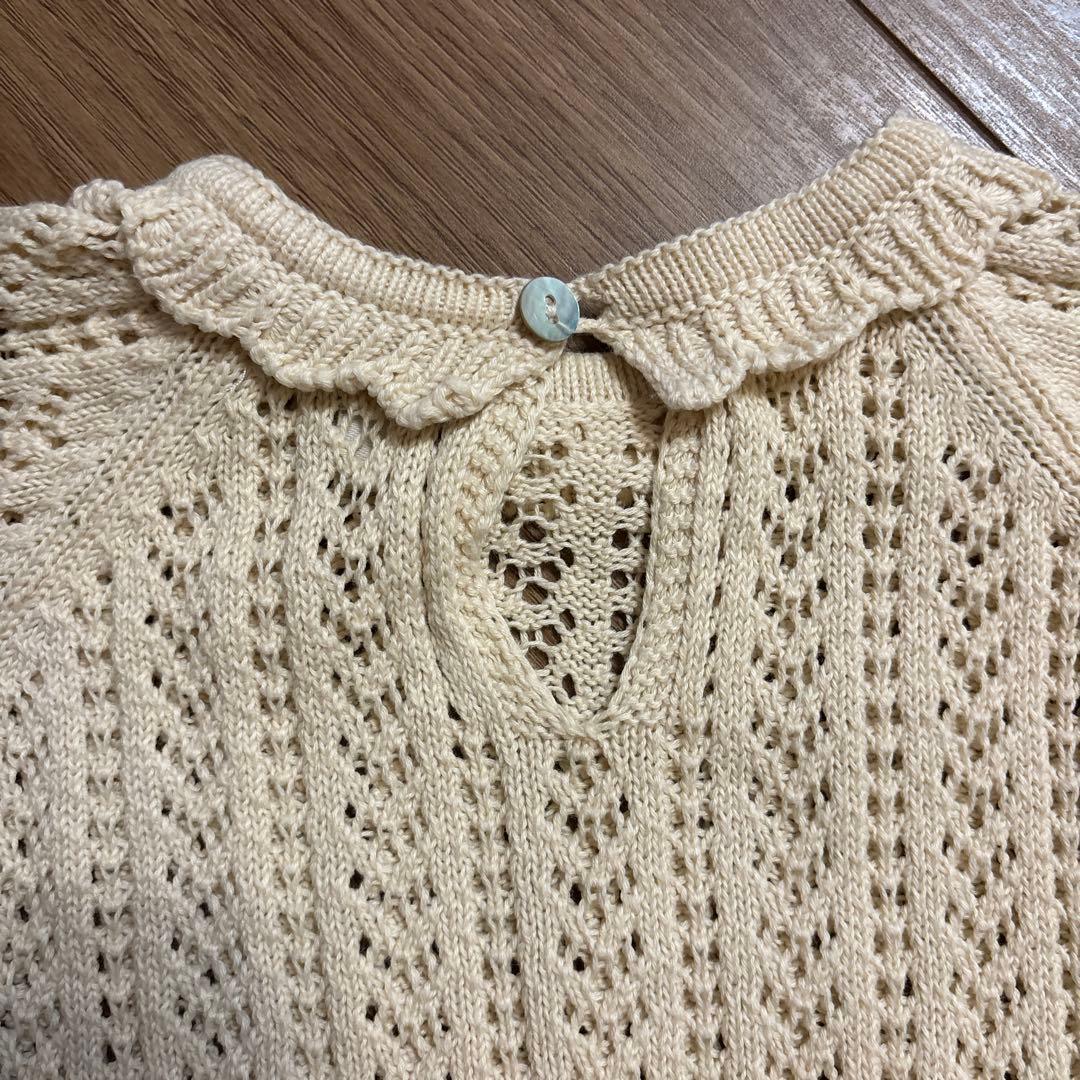 bebe oragnic ボンネット ロンパース