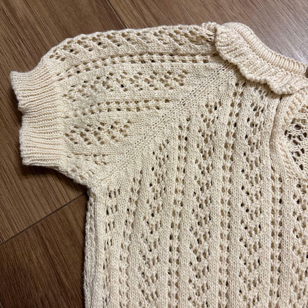 bebe oragnic ボンネット ロンパース