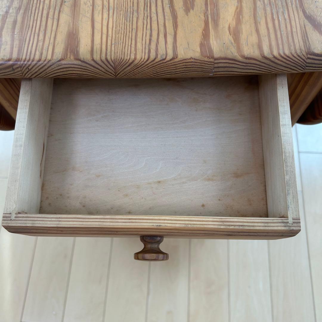 ナジコジャパン　バタフライワゴン　キッチンワゴン　サイドテーブル　天然木　松