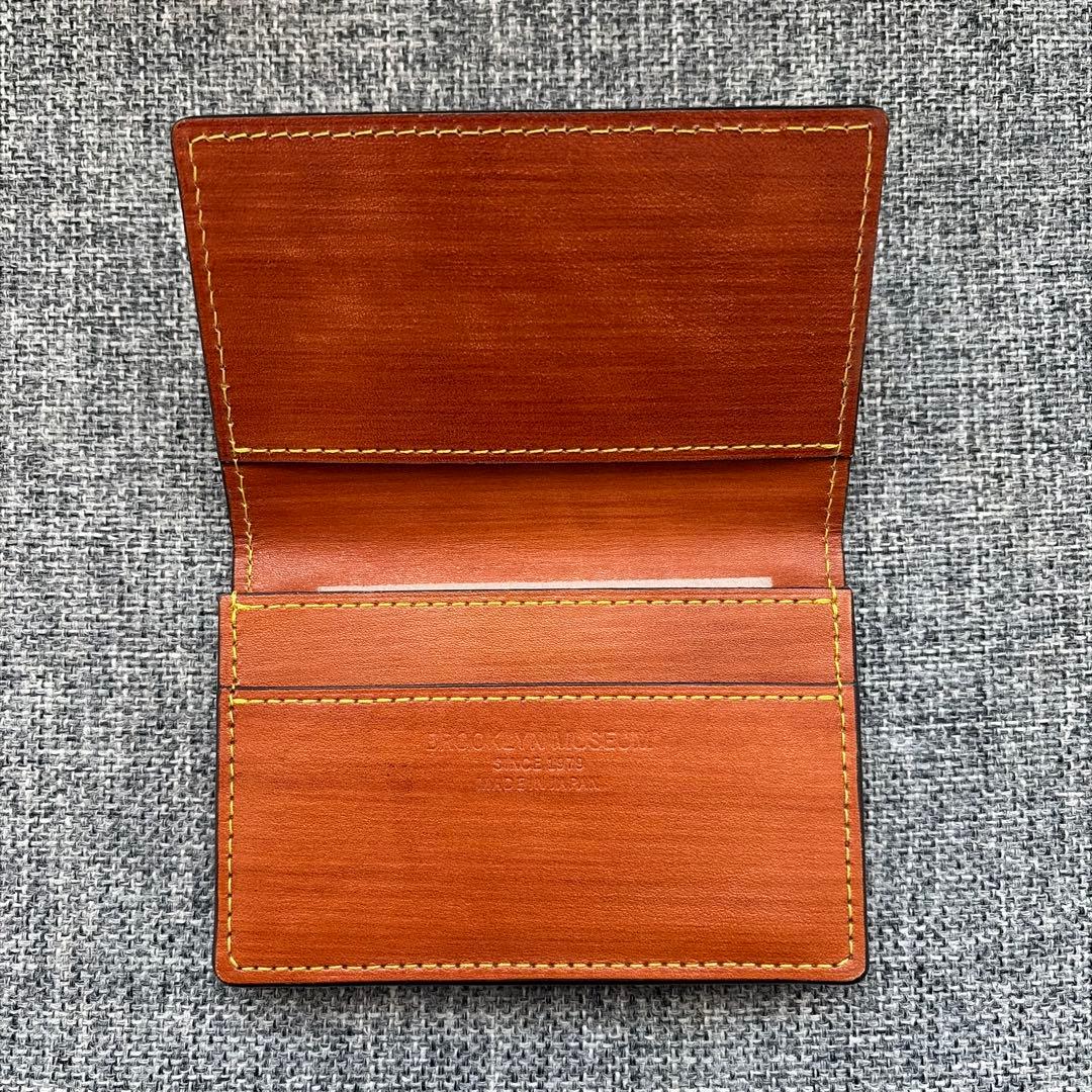 Brooklyn Museum　柿渋染カードケース