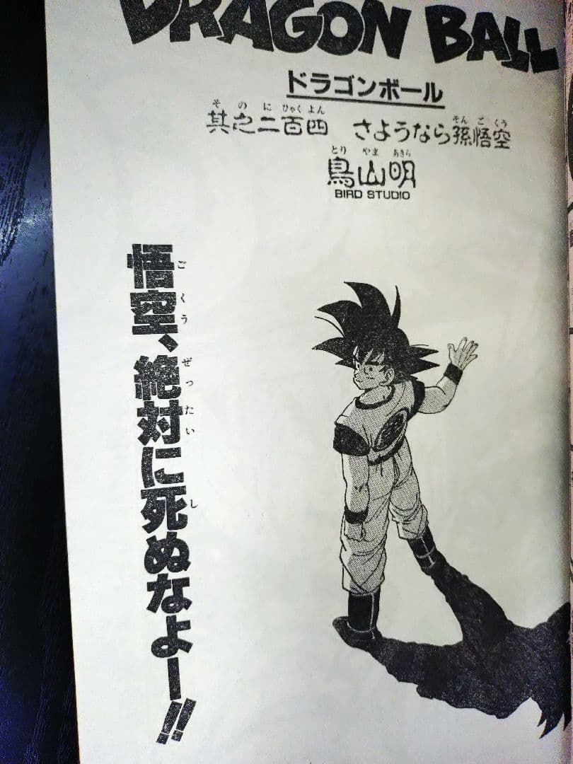 【週刊少年ジャンプ1989年1-2号】ドラゴンボール　連載200回突破記念　c