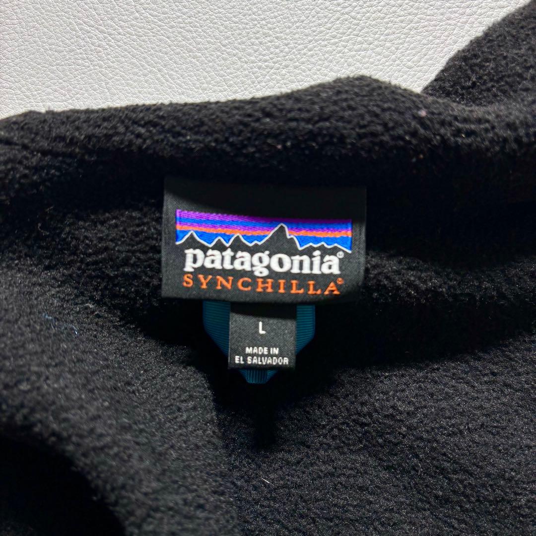 patagonia パタゴニア シンチラ フリース ベスト ブラック Lサイズ