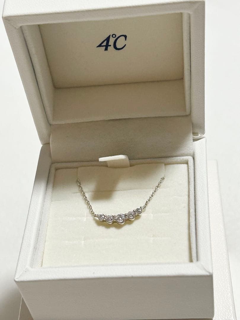 【4℃】 シルバーネックレス