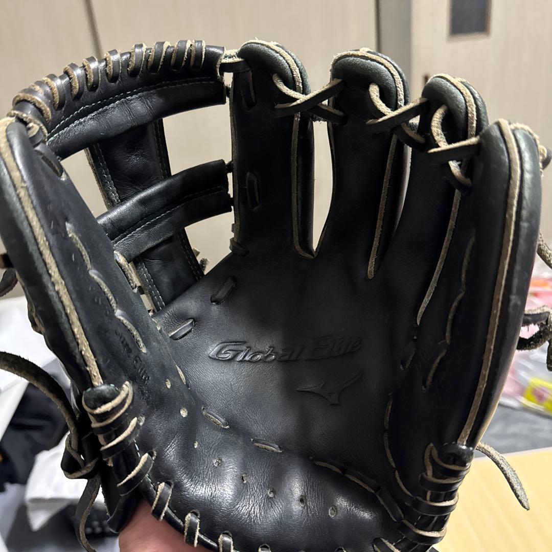 Global Elite 硬式グローブ 黒