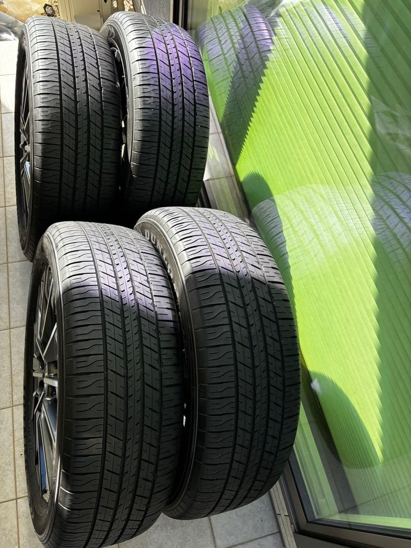 (新車外し美品) レクサスGX550 バージョンL 純正22AW4本タイヤセット