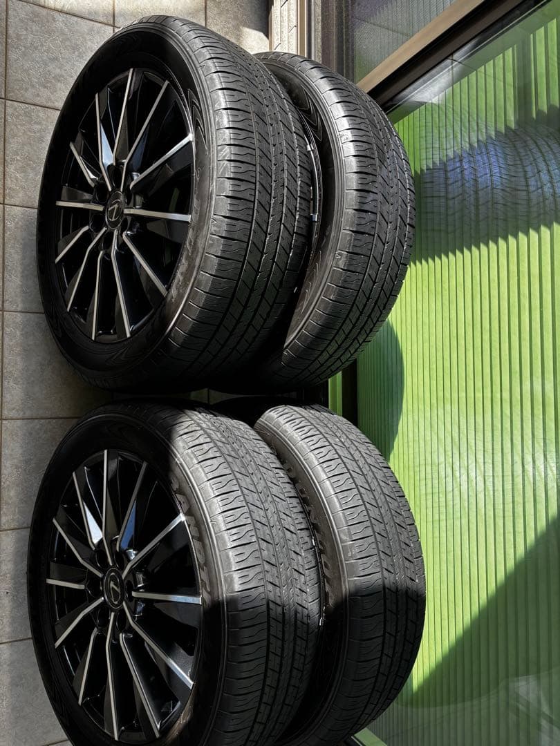 (新車外し美品) レクサスGX550 バージョンL 純正22AW4本タイヤセット