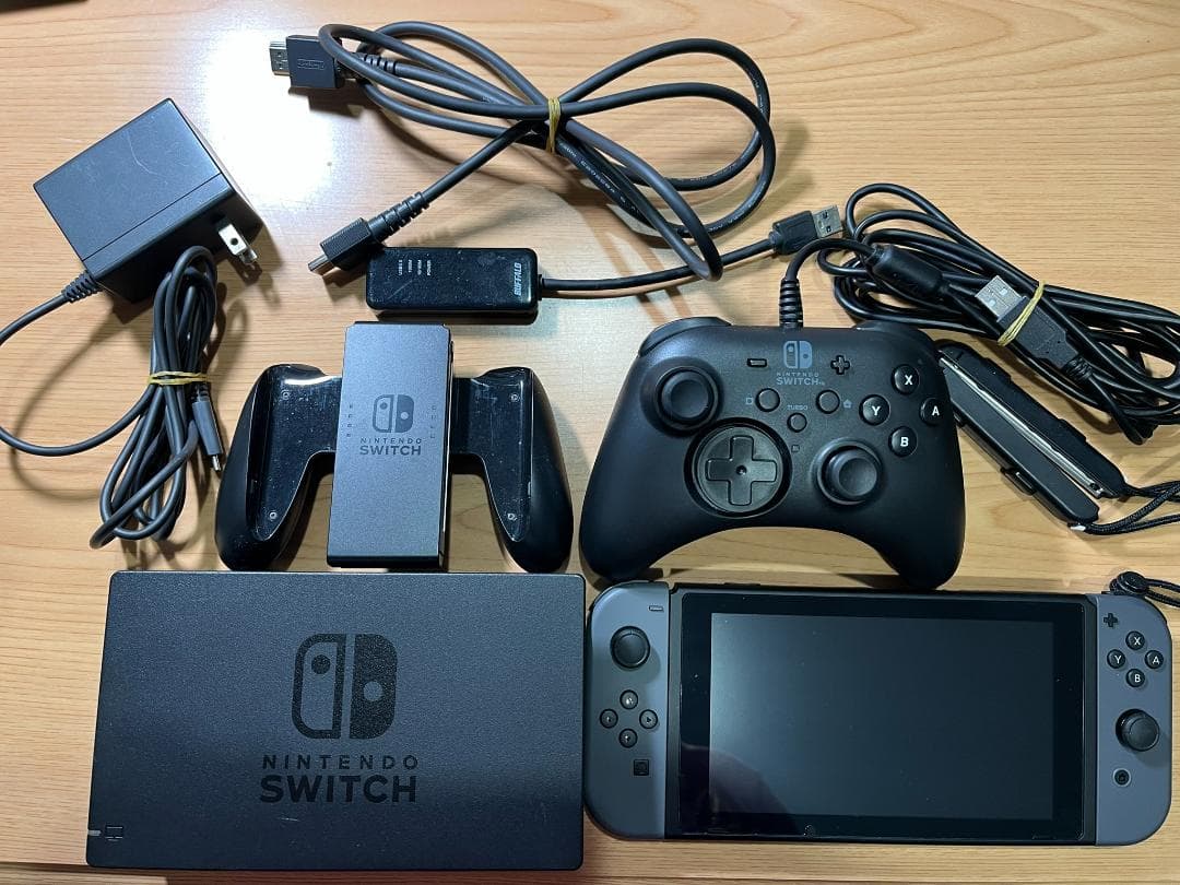 Switch本体一式 プロコン+64GB microSD+スマブラ