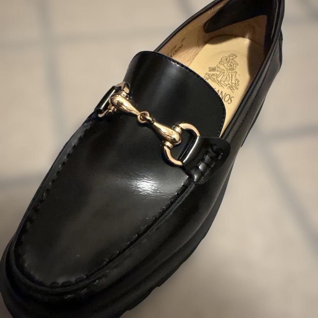 ARTESANOS アルテサノス　黒　ビットローファー　38 訳あり