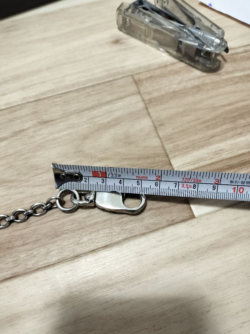 新品未使用 シルバー925 ウォレットチェーン 約56cm S-35