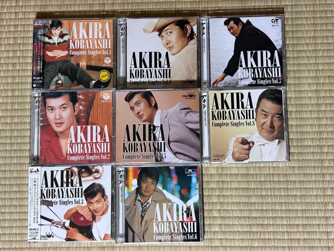 小林旭　コンプリートシングルズVol.1〜8 (8枚セット)