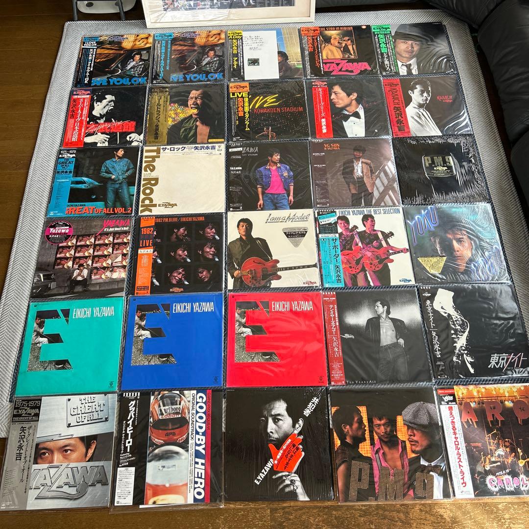 矢沢永吉 キャロル　レコード ・LDセット　9.29-1