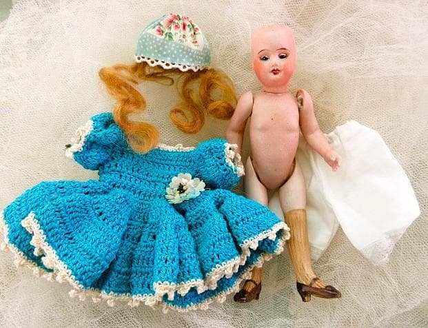 アンティーク　ミニョネット　STBJ　☆　フレンチ　ビスクドール