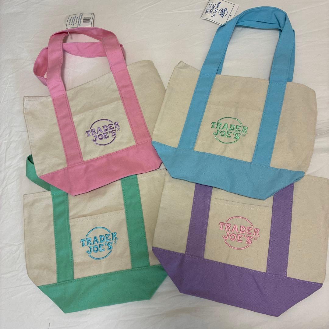 Trader Joe’s トレーダージョーズ　ミニトート　全8色セット❗️