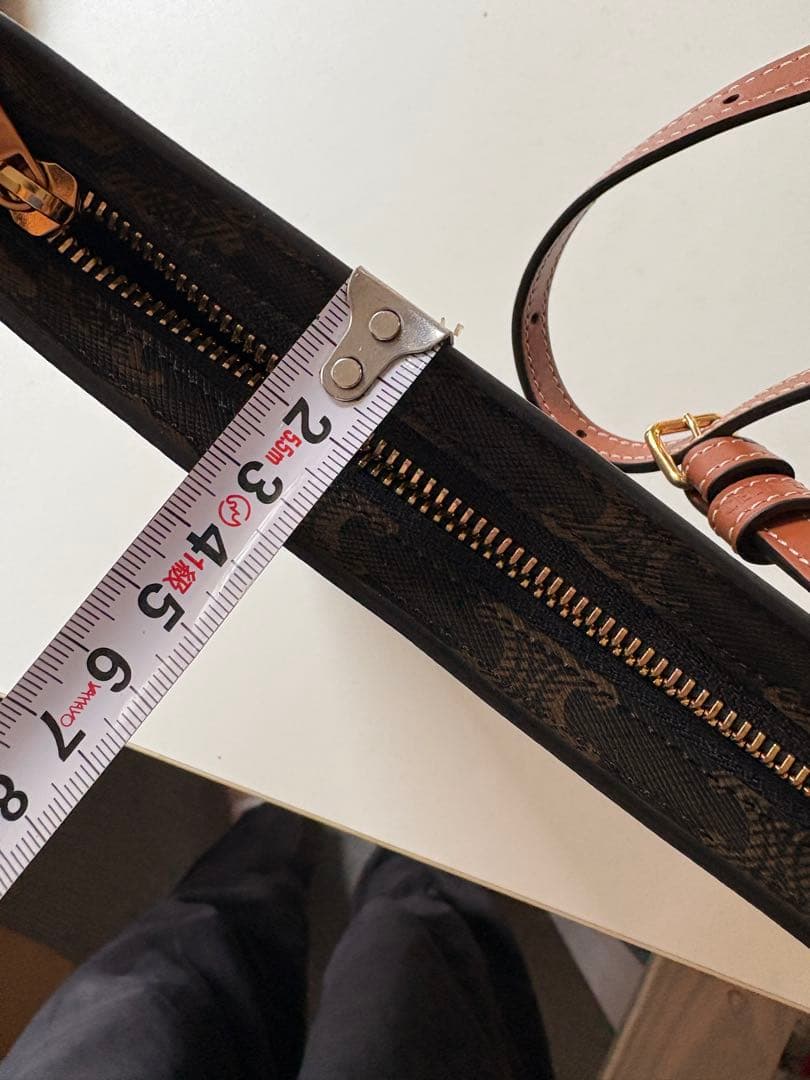 CELINE セリーヌ トリオンフ キャンバス ショルダー保存袋付き 新品