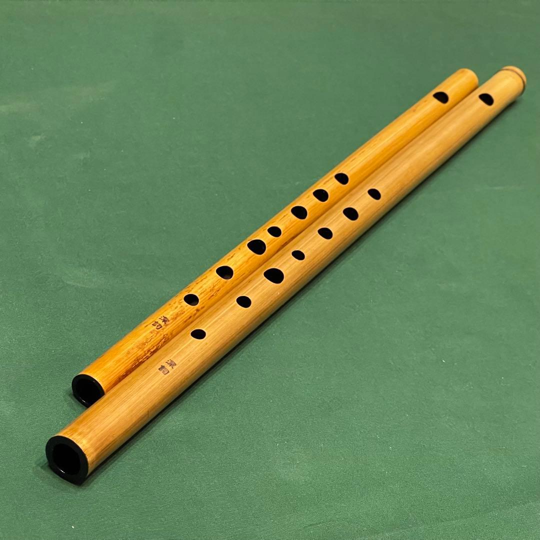 篠笛ドレミ調 三本調子・六本調子姿管2本セット