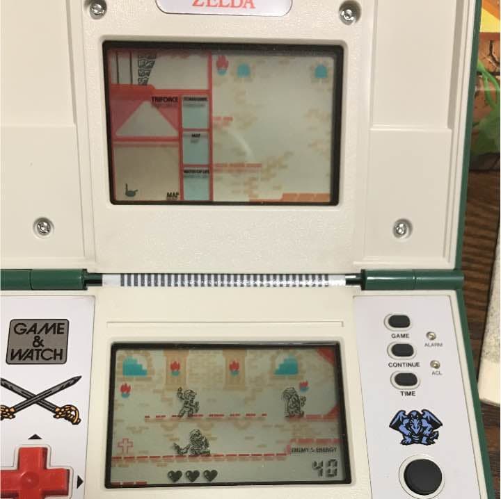 ゲームウォッチ ゼルダ 海外 マルチスクリーン