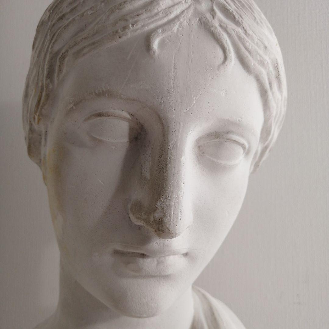 石膏像 Ｋ-１４１ ギリシャ少女胸像 高さ52cm