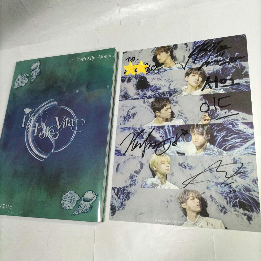 5人分の本物直筆サインカード付き ONEUS「La Dolce Vita」韓国盤