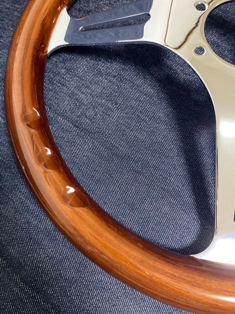 L700S ミラジーノ　ウッドステアリングφ35