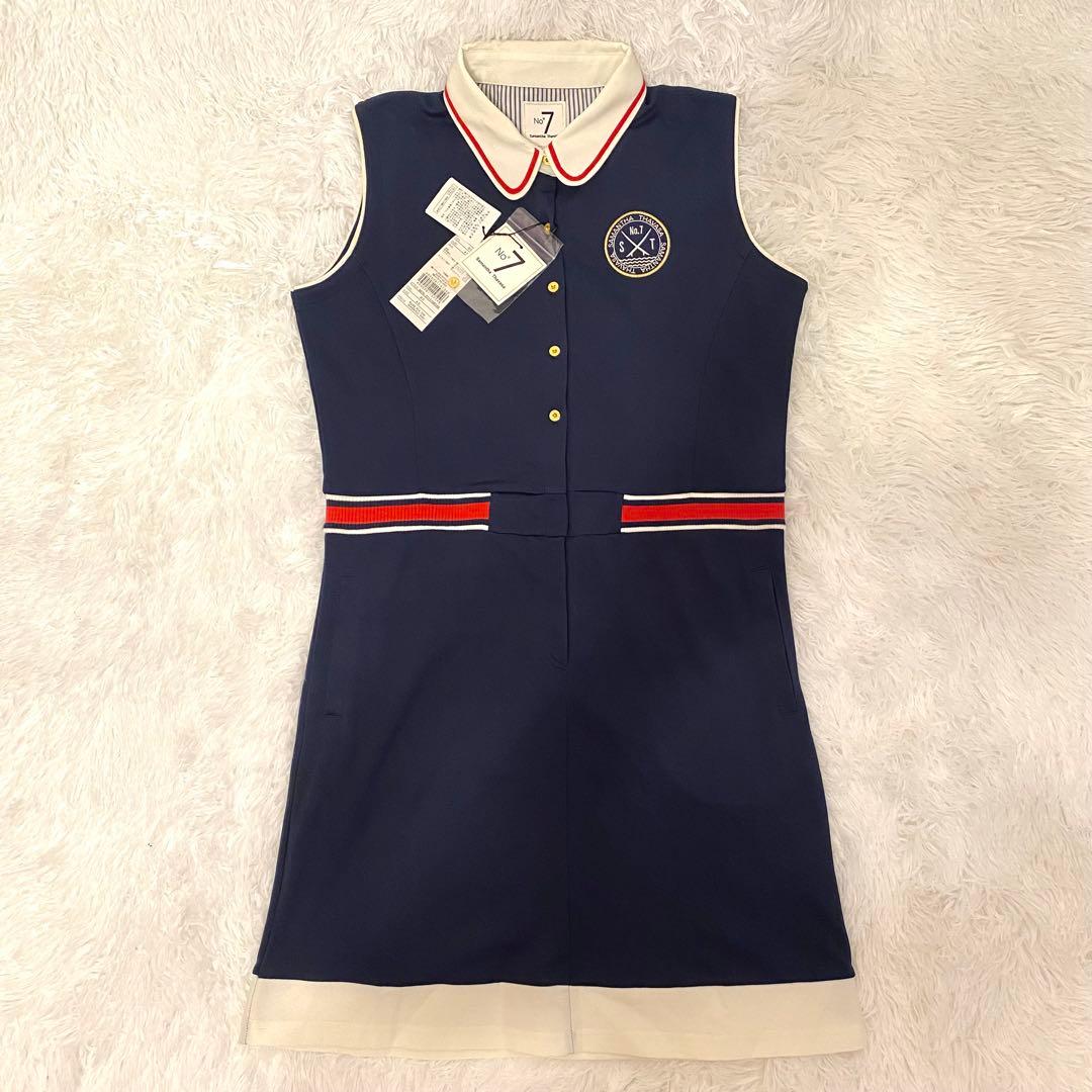 【新品】サマンサタバサ ワンピース 40 M〜L ゴルフ COOLMAX