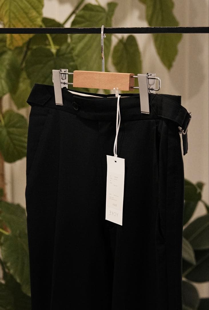 パンツ 23SS YOKE WOOL STRAIGHT TROUSERS