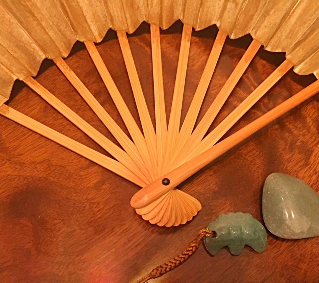 ☆ 有名作家  金画 飾り扇子