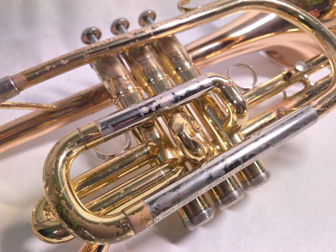 YAMAHA YCR-3330 ショートコルネット 赤ベル 動作良好 #2343