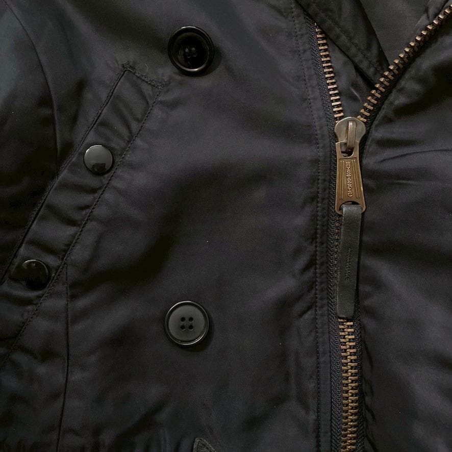 【ちゃんちゃん】ヒステリックグラマー　ロゴワッペン モッズコート N-3B