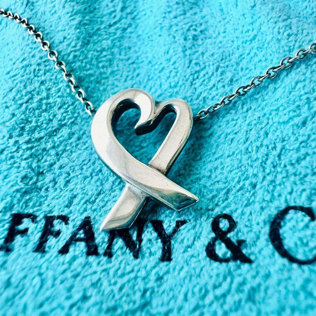 ✨極美品✨ティファニー　ネックレス　ラビングハート　925　パロマピカソ