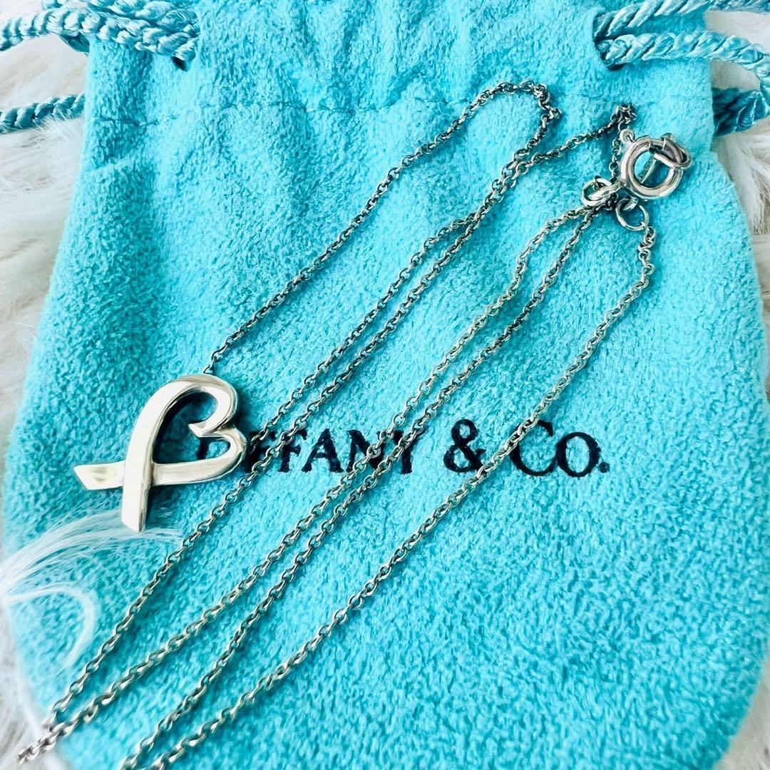 ✨極美品✨ティファニー　ネックレス　ラビングハート　925　パロマピカソ