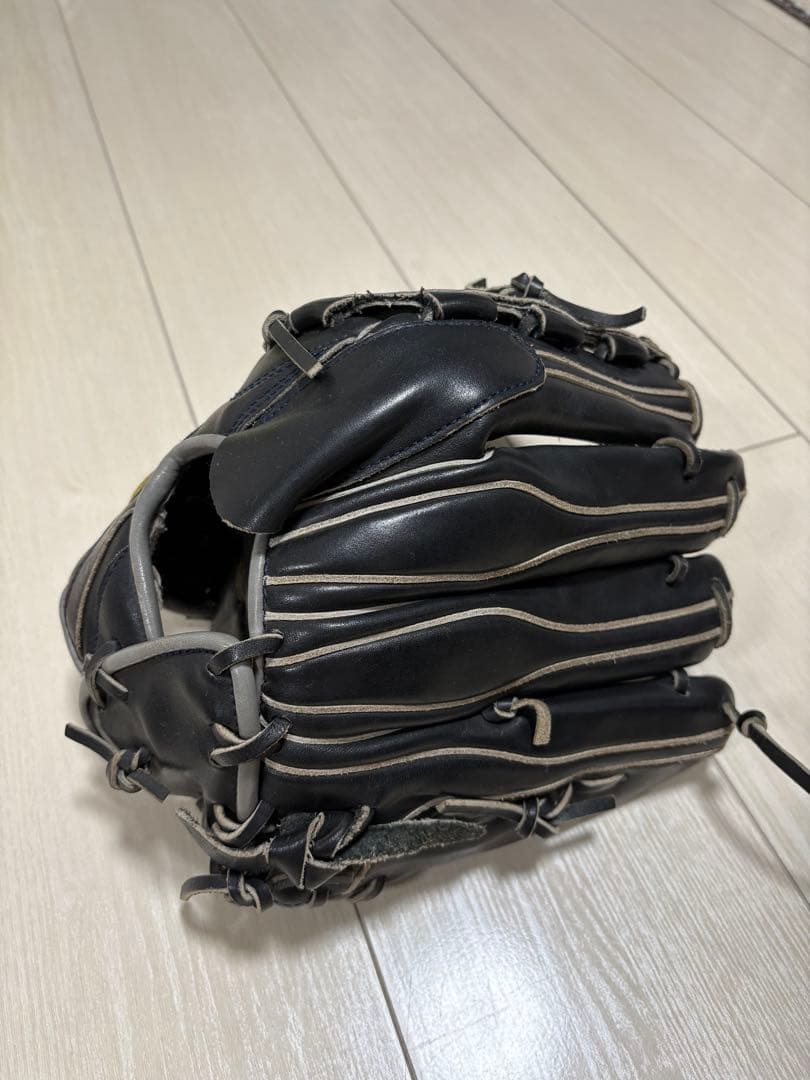 アシックス 軟式グローブ ブラック 左投げ用