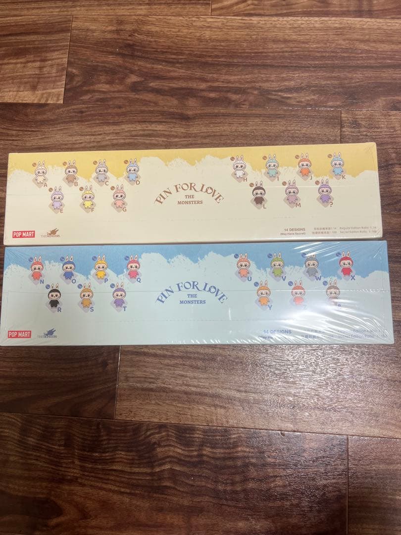 ラブブ LABUBU PIN FOR LOVE イニシャルアルファベット セット