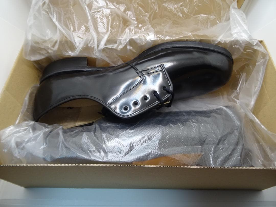 や*ち様 新品チェコ軍オフィサーサービスシューズポストマンシューズ28.5cm黒