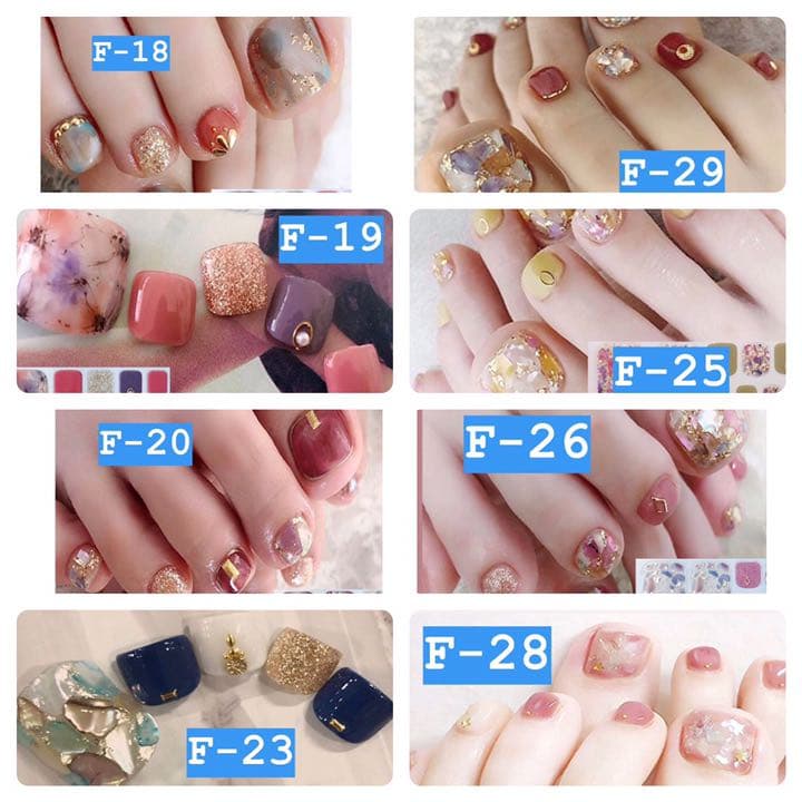 ネイルシール  注文ページ　フットネイル　ジェルネイル　簡単