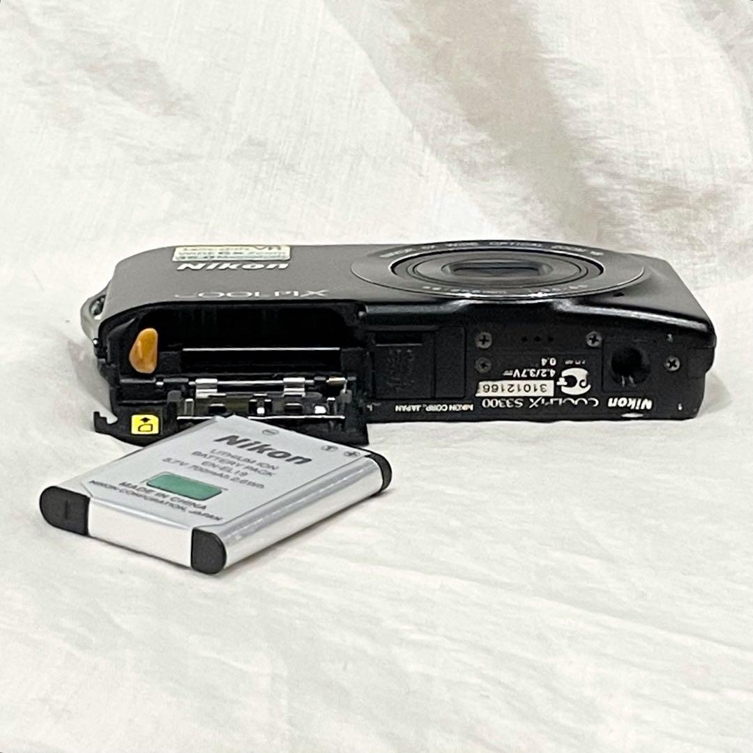 NIKON COOLPIX S3300 ブラック コンパクトデジタルカメラ
